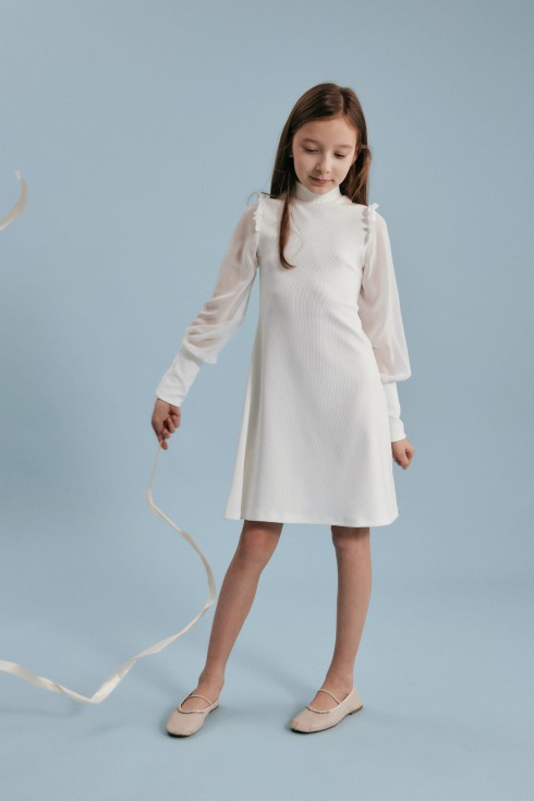 meiteņu kleita, eleganta kleita, svētku kleita, balta kleita, augstas kvalitātes kleita, bērnu mode, svinību apģērbs, meitenēm, kāzu kleita, dzimšanas dienas kleita