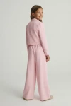Emi rozā meiteņu komplekts, ZOYA Fashion svētku bērnu mode, divu daļu apģērbs